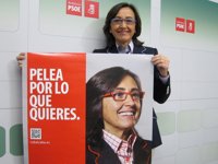 Aguilar dice que "el PSOE es garantía de trabajo y progreso" también para la construcción, que "se puede recuperar"