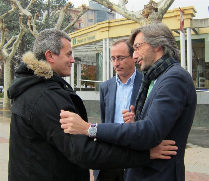 Rubén Garrido, Alfonso Alonso, Iñaki Oyarzábal, Conflicto Sanidad Oyón