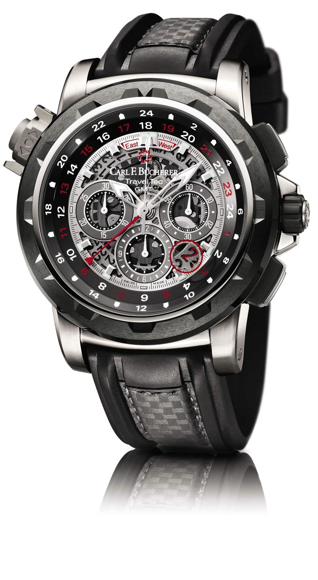 Montre Bucherer Modèle 2671.900 – Mouvement Automatique Suisse 25 Rubis – Cadran Blanc Avec Date Rétrograde – Occasion