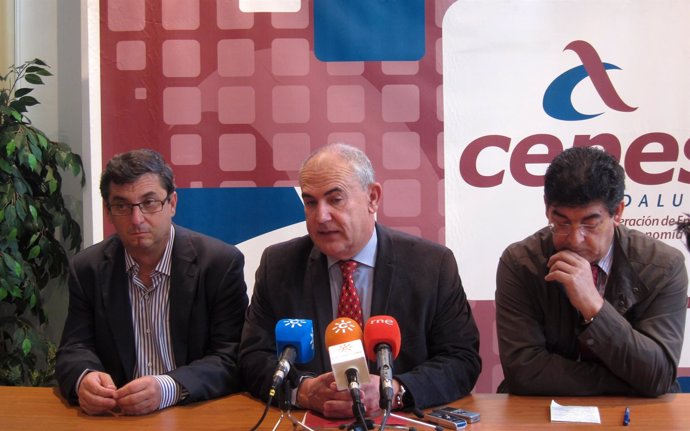 José Luis Centella, Antonio Romero Y Diego Valderas, Hoy En Cepes-A.