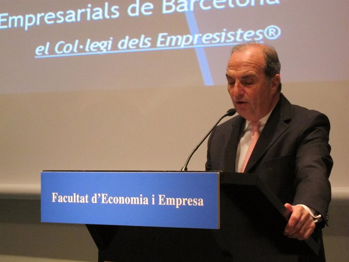 Joaquim Gay De Montellà , Presidente De Fomento Del Trabajo