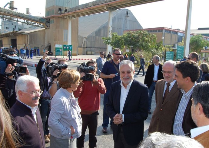 El Presidente De La Junta De Andalucía, José Antonio Griñán, En Huelva.