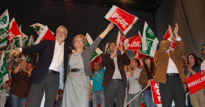 Griñán, En Un Acto En Punta Umbría (Huelva)