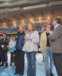 Ana Mato En El Palacio De Deportes De Madrid