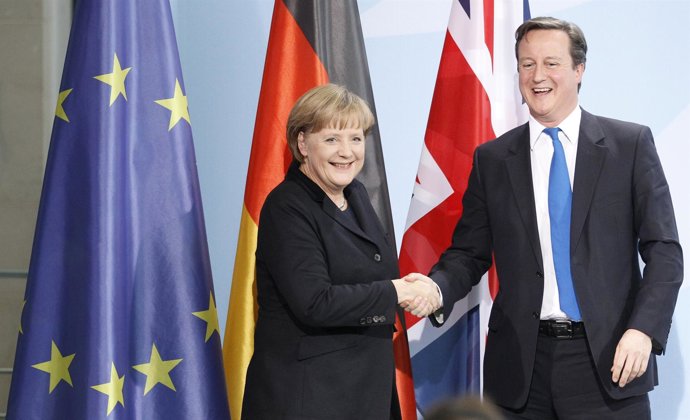 Merkel (Alemania) Y Cameron (Reino Unido)