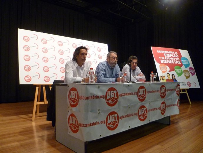 Visita De Cándido Méndez A Cantabria