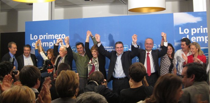 Acto Cierre De Campaña Del PP De Málaga