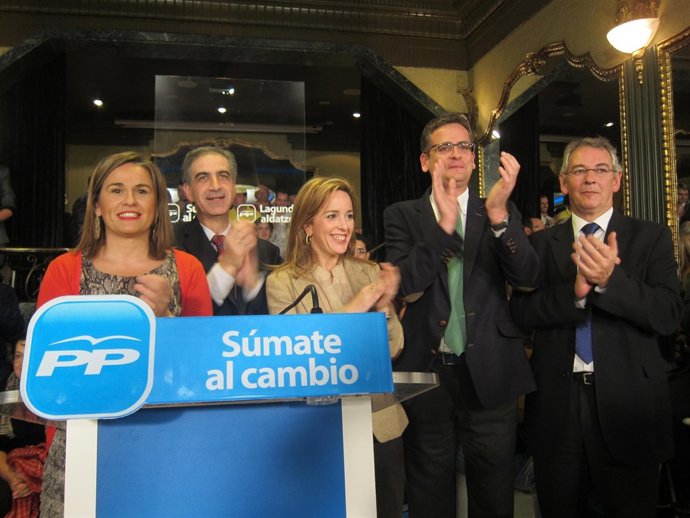 Mitin Cierre De Campaña Del PP Del País Vasco