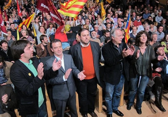 I.Peraire, A.Bosch, O.Junqueras, J.Carretero Y T.Jordà (ERC)