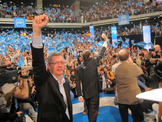 Gallardón, En El Mitin Fin De Campaña