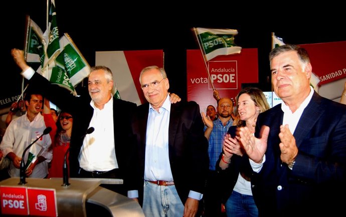 Griñán, Guerra Y Viera En Sevilla.