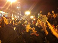 Centenares de simpatizantes del 15-M se concentran en Sol