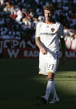 El futbolista inglés David Beckham