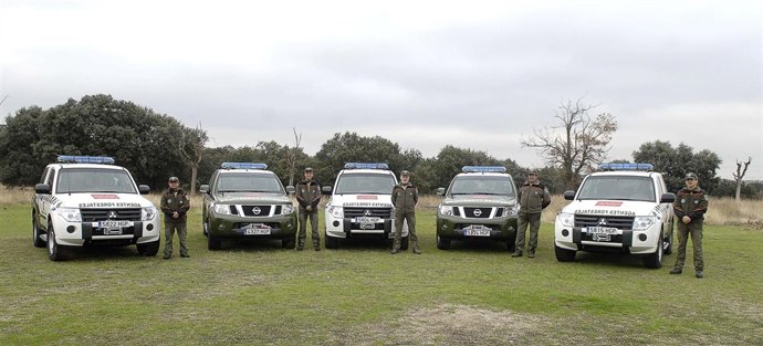 Cinco Nuevos Todoterrenos De La Flota De Vehículos De Los Agentes Forestales