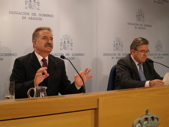 El Delegado Del Gobierno En Aragón Y El Subdelegado En Zaragoza.