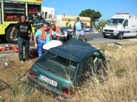 Fallecen dos personas en los dos accidentes mortales registrados en las carreteras andaluzas este fin de semana