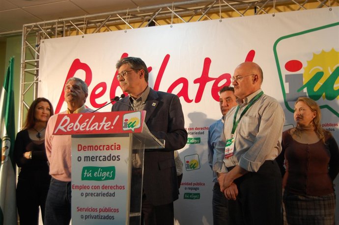 El Secretario De Organización De IULV-CA, José Luis Pérez Tapias