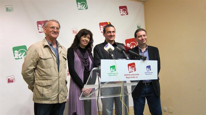 Pedro Costa, Rodríguez, Pujante Y Bellod De IU-Verdes 