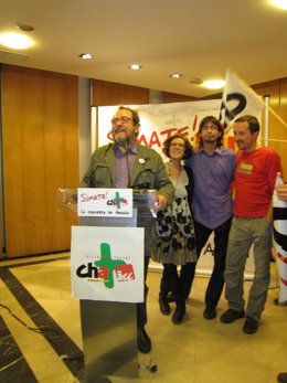 Chesús Yuste, Con Otros Candidatos De La Coalición