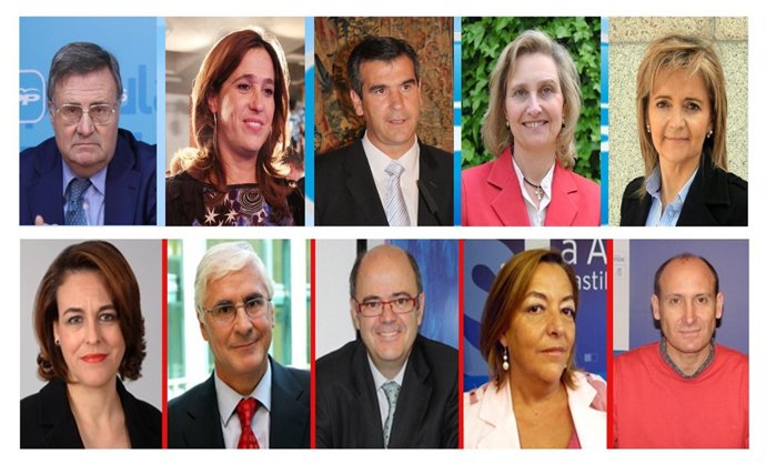 MONTAJE CANDIDATOS PP Y PSOE