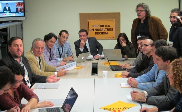 La Cúpula De ERC Y Reagrupament La Noche De Las Generales 2011