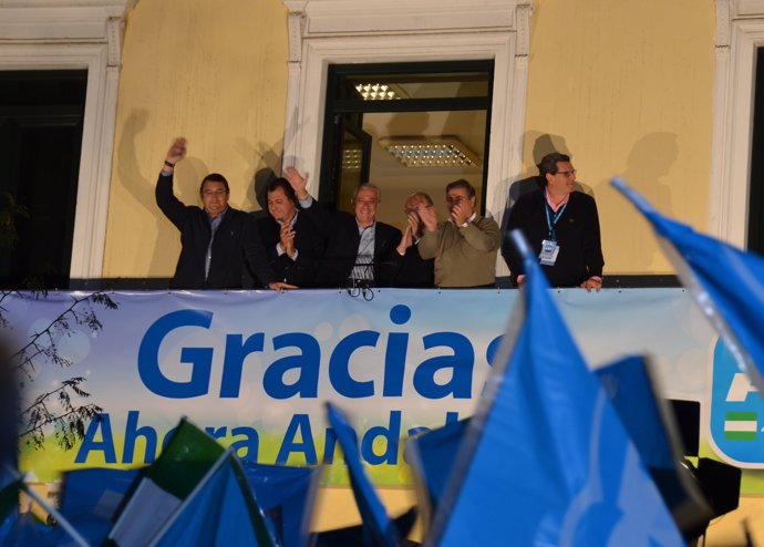 Balcón Del PP-A En La Noche Electoral