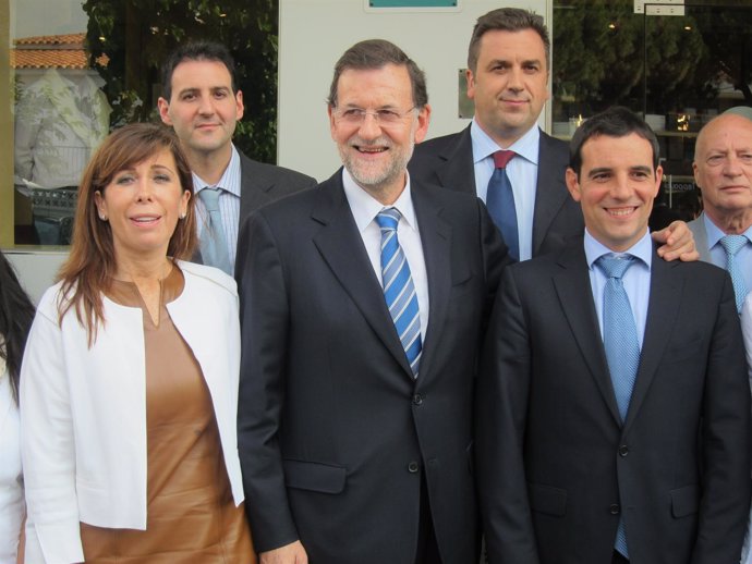 Alicia Sánchez Camacho, M.Rajoy Y Manuel Reyes (PP)
