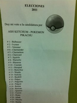 Da Su Voto A Pokemon Y Pikachu