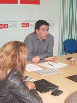 El Secretario General Del PSOE De Huelva, Mario Jiménez.