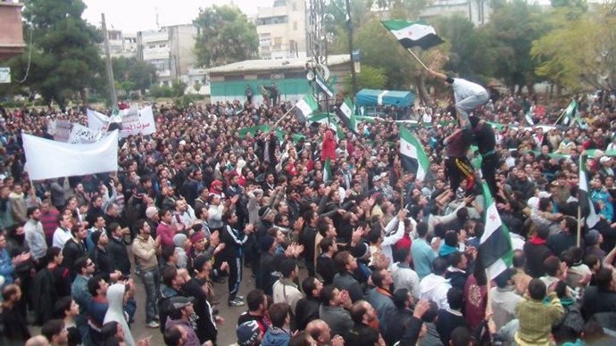 Protestas En Siria Contra El Presidente Bashar Al Assad