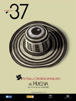 Cartel Anunciador De La 37 Edición Del Festival De Cine Iberoamericano De Huelva