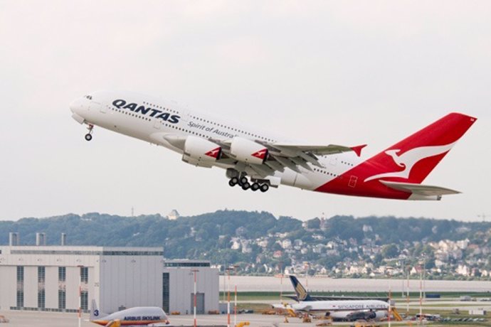 Imagen De Avión De Qantas