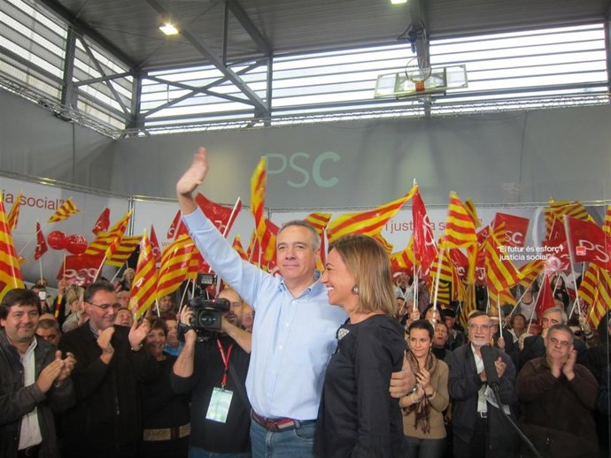Pere Navarro Y Carme Chacón (PSC)