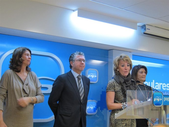 Aguirre Y Su Equipo En Rueda De Prensa Tras El Comité De Dirección