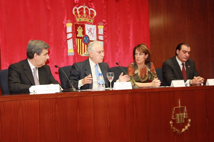 Carlos Dívar En La Inauguración De La Reunión Anual De Presidentes Del TSJ.