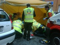 Los testigos del tiroteo en Atocha dicen que los dos heridos se comportaron de forma violenta con los policías