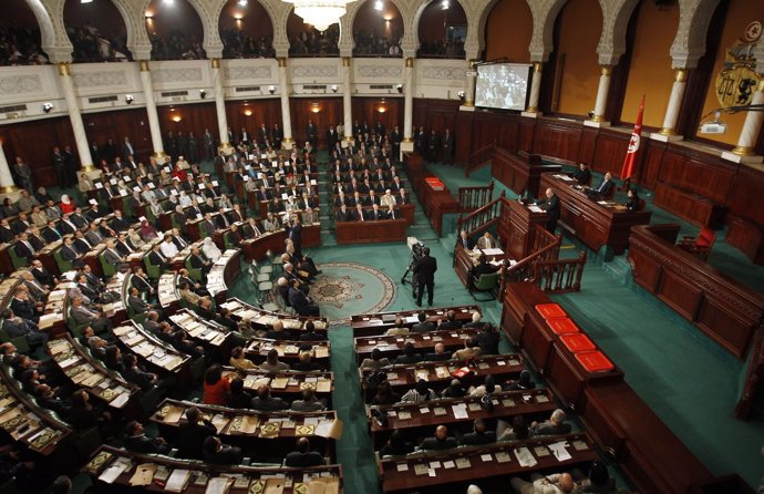 Asamblea Costityente De Tunez En Su Sesión Inaugual