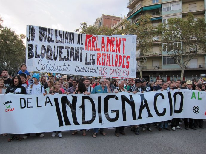 Manifestación 15O Barcelona
