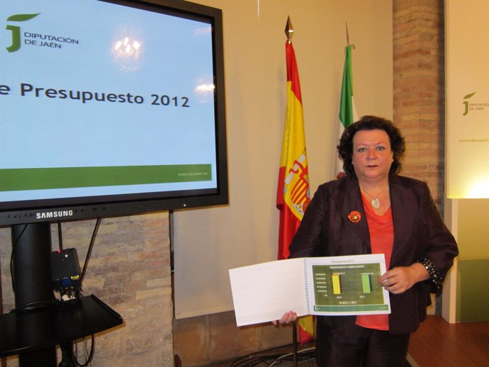 Pilar Parra Hoy Mostrando El Presupuesto Para 2012