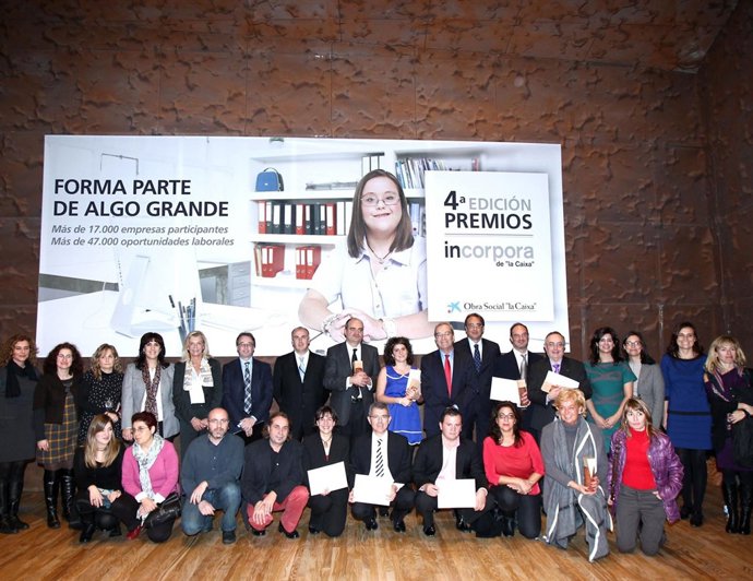 Ganadores IV Edición De Premios Incorpora De Obra Social La Caixa