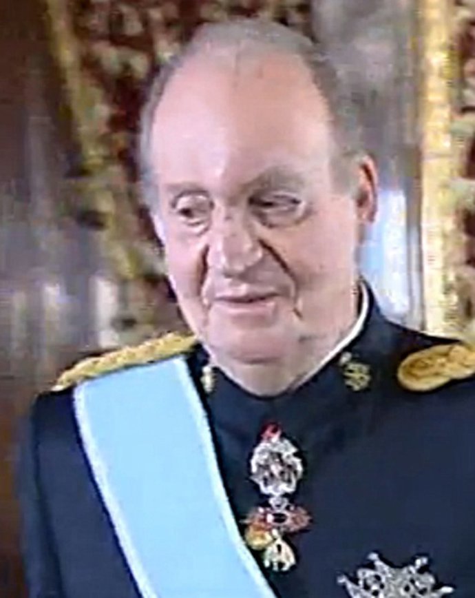 El Rey Don Juan Carlos Con El Ojo Morado En Una Recepción