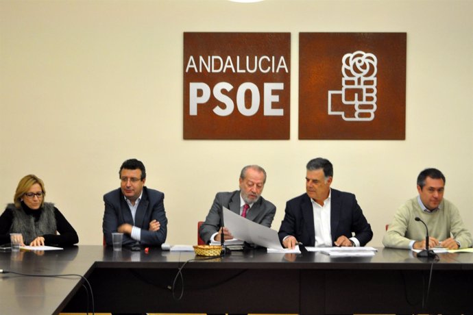 La Cúpula Provincial Del PSOE En Su Última Ejecutiva.