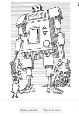 Doodle Homenaje Stanislaw Lem