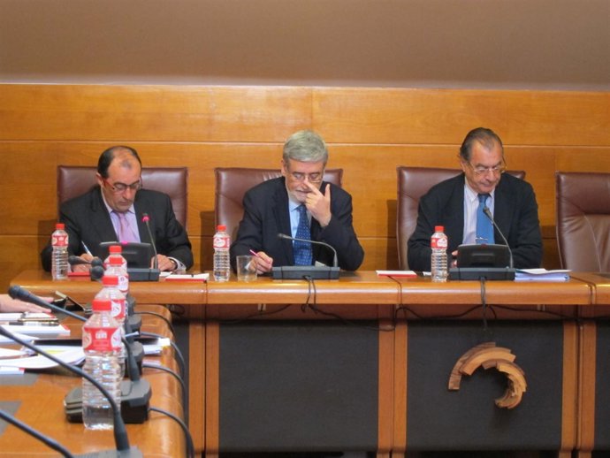 Pesquera, En El Centro, Durante La Comparecencia