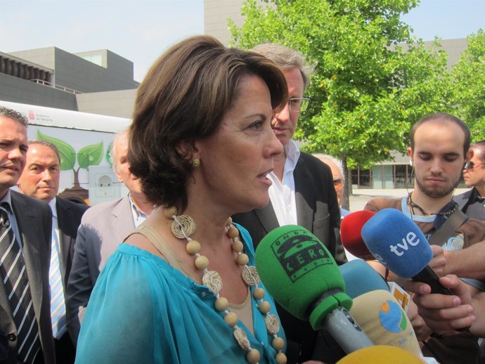 La Presidenta Del Gobierno De Navarra, Yolanda Barcina