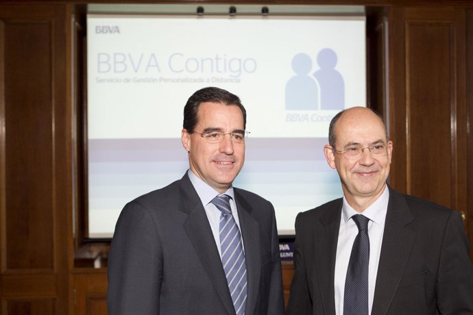 Sáenz De Tejada (Izqda) Y Xavier Queralt (BBVA)