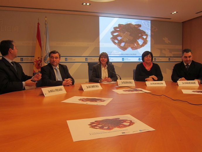 La Conselleira Do Mar, Con Los Alcaldes De Sanxenxo, Cambados Y O Grove