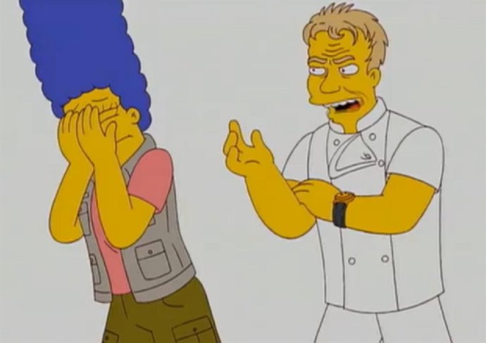 Gordom Ramsey En Los Simpson