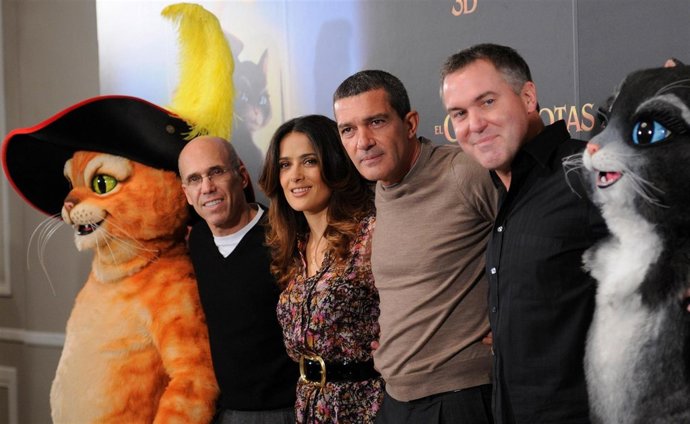 Antonio Banderas, Salma Hayek Y Chris Miller