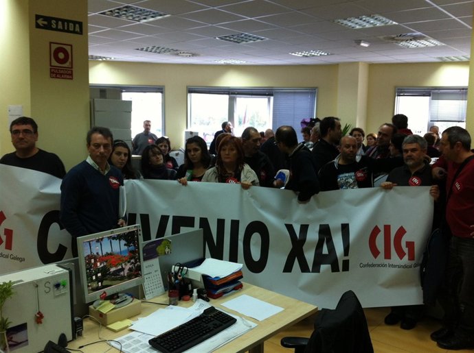 Encierro En El Consorcio Galego De Servizos De Igualdade E Benestar.